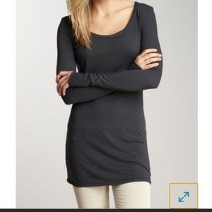 Splendid Slate Gray Long Sleeve Tunic NWOT